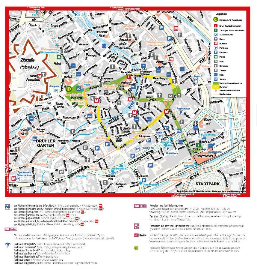 Altstadt Ferienwohnung Erfurt Bagian luar foto