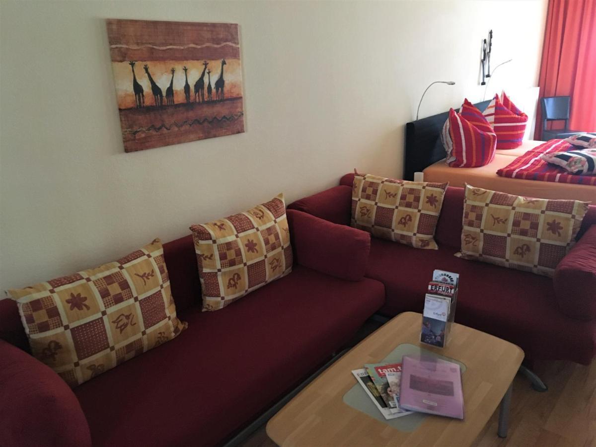 Altstadt Ferienwohnung Erfurt Bagian luar foto